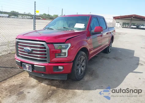 2017 Ford F-150 Lariat из США, поврежденный, VIN 1FTEW1EG2HFC02220
